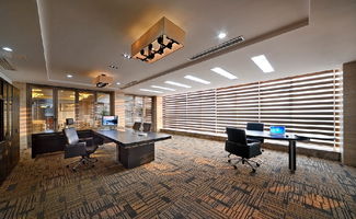 中成寫字樓 弘貴全裝飾設計案例 土巴兔北京裝修網(wǎng)